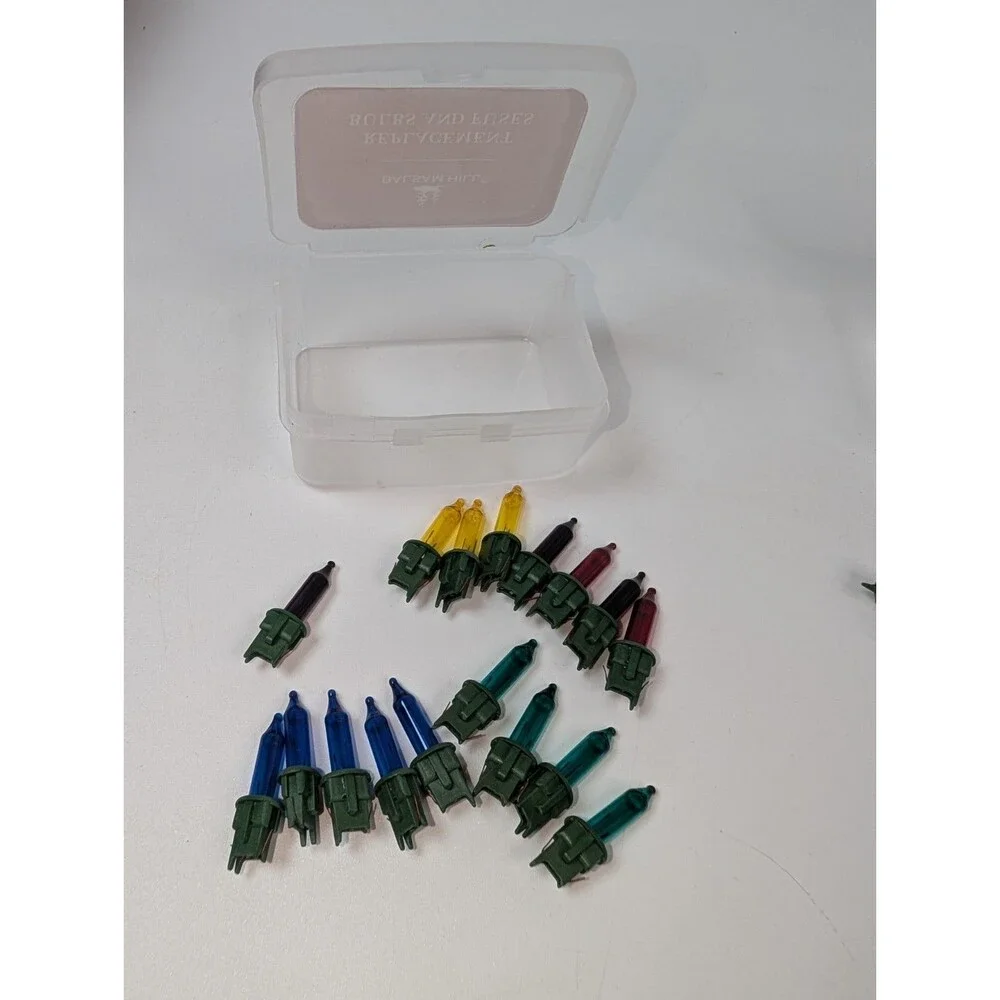 Balsam Hill Replacement Christmas Tree Bulbs Fuses Light & Accessory Lot